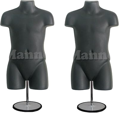 Set of 2 torsos of black children's mannequin, dress shape with hollow back, with metal support for table top or hanging for size 5-7.. Shop smarter with Nigeria's premier e-commerce platform, featuring affordable products delivered nationwide.