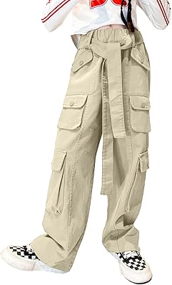 Ample pants high waist, straight cut, wide legs and multiple pockets.. DIAYTAR Nigeria offers great deals, a huge product variety, and delivery in under a week.