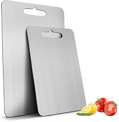 Delfino cutting board, robust cutting board in thick non -slip stainless steel for cooking, meat, vegetables and fruits (size L).. Shop across categories with ease at DIAYTAR NIGERIA, delivering affordability within the week.