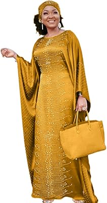 Long African dresses for women, long caftan dress embroidered with rhinestones... DIAYTAR Nigeria offers the perfect blend of affordability and efficiency. Shop now and get your products delivered between 5 and 8 days nationwide.