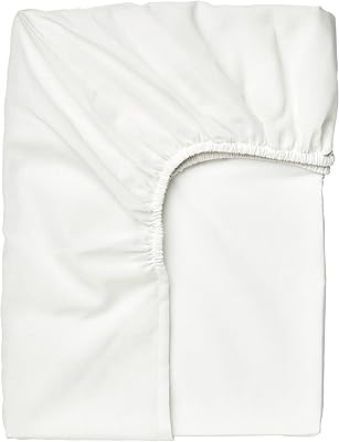 Ikea Tajvalmo sheet with elastic edges, size 90x200 cm, white.. Your complete shopping solution, DIAYTAR NIGERIA offers extensive choice with competitive prices and delivery.