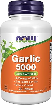 NOW Supplements, AIL 5000 (Allium Sativum), with enteric coating, odor control, 90 tablets.. Discover the convenience of DIAYTAR NIGERIA's vast e-commerce platform with delivery in just 5-8 days.