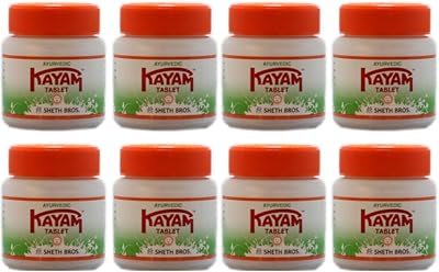 Pack of 8 Kayam Ayurvedic tablets - 30 tablets.. Shop smart, shop DIAYTAR - Nigeria's most affordable e-commerce platform with nationwide delivery.