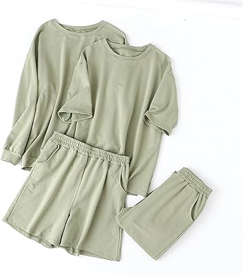 WOKEZ 2021 Autumn Women Terry Sweat 95% Surprised Cotton O-Co-cost 6L30 (Color: Green T-shirt, Size: L).. Discover thousands of products on DIAYTAR Nigeria — from fashion and electronics to home goods. We guarantee quick delivery and competitive pricing across the board.