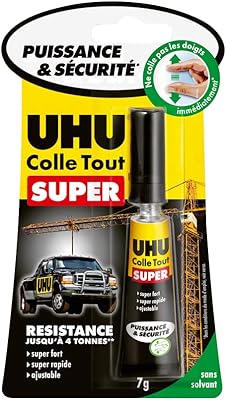 Super strong Uhu -UHU safe glue, super fast adhesive without sticking your fingers instantly. 7 g, tube, transparent.. DIAYTAR NIGERIA: Where affordability meets variety, with thousands of products delivered in less than 8 days.