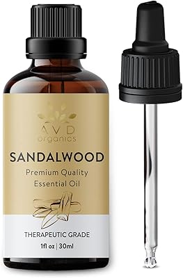 Essential oil of sandalwood avd organics 30 ml care and concentration the skin.. DIAYTAR NIGERIA: Where every shopping need is met with affordable prices and timely delivery.