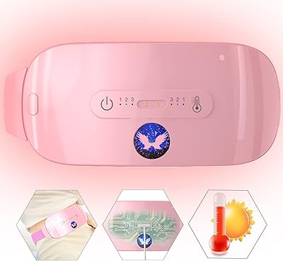 Wireless portable heating cushion, electric belt device, fast heating cushion with 3 heat levels and 3 vibrating massage modes, heating cushion for the back or abdomen for women and girls.. DIAYTAR NIGERIA: Where shopping meets satisfaction with affordable prices and reliable 5-8 day shipping.