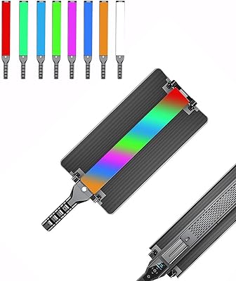 Badum Video LED LED RGB Portable, light strip for live broadcasting, 9-color photography light stick with foldable light bar and remote control, adjustable 2700k-7500k.. DIAYTAR NIGERIA: Bringing affordable shopping solutions with a diverse product catalog delivered nationwide.