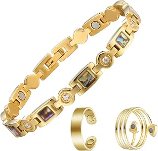 Biomag magnetic bracelets for women - Titanium steel bracelet and 7.8 inch crystal, adjustable bracelets for mom, girlfriend, Mother's Day, Valentine's Day, Stainless Steel, Crystal.. DIAYTAR NIGERIA: Making quality products accessible to all Nigerians at affordable prices.