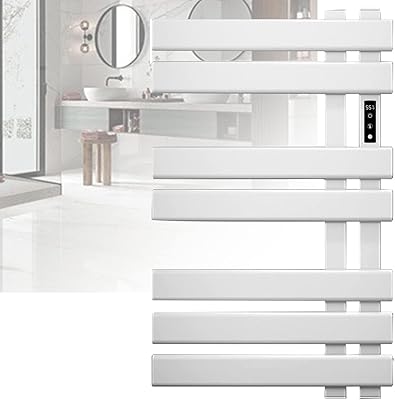 Electric bathroom heater for bathroom, electric towel heating with timer, smart touch control and LED display, towel dryer for Hotel Family Bathroom Center, White.. DIAYTAR NIGERIA: Connecting Nigerians with their needs through our affordable and diverse marketplace.