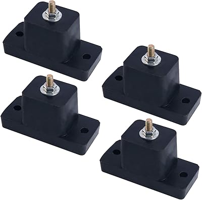 Rubber air conditioner hinges with lot anti-vibration mounting support