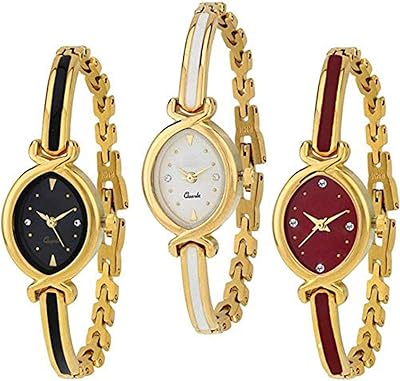 Aknos analog watches set for women (gold, lot of 3), gold, chain.. Shop across categories at DIAYTAR NIGERIA and enjoy budget-friendly nationwide shipping in 5-8 days.
