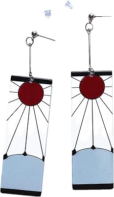 Kamado Tanjiro Slayer Kamado Clip Earms with double -sided sun pattern, M.. Looking for quality and speed? You’ll find both at DIAYTAR Nigeria.