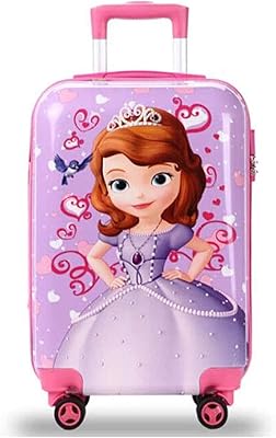 Sofia cartoon bag for children with multi -universal wheel.. DIAYTAR NIGERIA brings the marketplace to your home with budget-friendly prices and nationwide delivery.