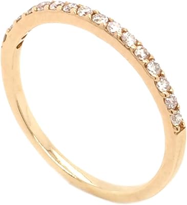 Ring for women in 18 carat pink gold Verona Jewelers - size 5.0 / 1.31 g / 0.16 ct.. DIAYTAR NIGERIA stands as your affordable shopping ally with nationwide delivery in just 5-8 days.