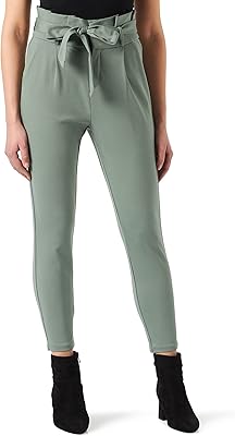 Large pants with Vimaiva Vero Moda plaid belt for women, in stock.. DIAYTAR Nigeria: Your one-stop online shop with unbeatable prices and nationwide delivery in under 8 days.
