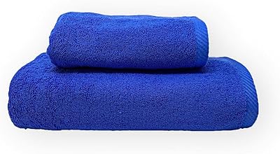 Spa towels, gym, swimming pool, 100 % lush cotton lounge (3 rooms (70 x 140 cm, royal blue).. Shop like never before with DIAYTAR NIGERIA's comprehensive marketplace and budget-friendly shipping.