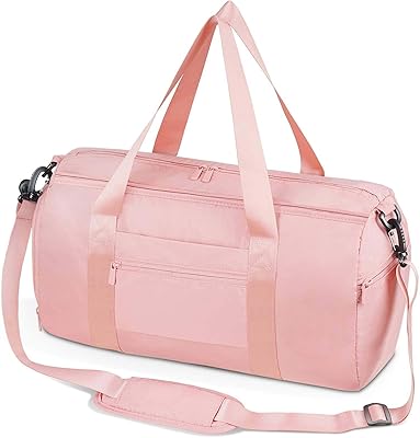 Sports bag for women and men, sports shoulder bag to separate dry and wet clothes, waterproof and light sports bag (pink).. DIAYTAR NIGERIA: Your trusted partner for affordable online shopping with reliable delivery timeframes.