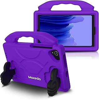 Moxedo Light Protective Protective Drivest cover with convertible handle and children's crutch compatible with Samsung Galaxy Tab A7 Lite 8.7 inch T220 / T225 (Violet).. Experience shopping satisfaction with DIAYTAR NIGERIA's vast selection and nationwide delivery service.