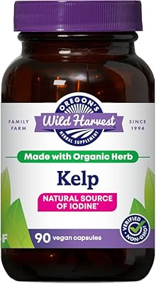 Oregon's Wild Harvest, certified organic certified varech capsules with iodine and plant supplements, 90 pieces.. Shop smarter, not harder with DIAYTAR NIGERIA - thousands of products at your fingertips with affordable delivery.