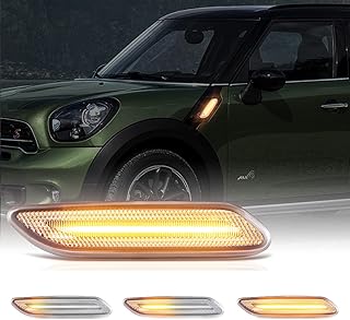 GamePro Set of lateral LED position lights for front mudguard with transparent replacement lens for mini cooper r60 countryman r61 paceman 2011-2016, pack of 2.. Your go-to destination for affordable online shopping, DIAYTAR NIGERIA delivers in under 8 days.