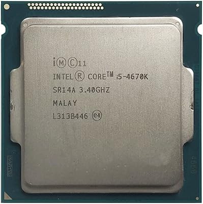 Processeur intel core i5-4670k i5 4670k 4670 k 34 ghz quad-core.. Shopping made simple with DIAYTAR NIGERIA's vast selection and budget-friendly nationwide delivery.