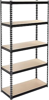 Metal storage organizer 5 My Choice shelves 86 x 36 x 183 cm (5 shelves).. Your favorite brands are just a click away on DIAYTAR Nigeria.