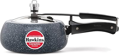 Hawkins 2 -liter non -stick ceramic pressure cooker, induction stove with interior cover, contura granite stove, best stove (ICC20).. DIAYTAR NIGERIA delivers more than expected with our extensive catalog and 5-8 day delivery service.