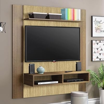Madisa TV panel for TV up to 50 inches, wood - 130 x 136 x 32 cm - Rustic/oak.. Online shopping made simple and affordable — DIAYTAR Nigeria.