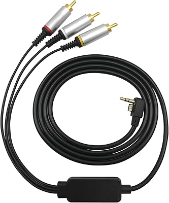 Austin RCA video cable for Sony PSP 2000 Slim to TV.. DIAYTAR NIGERIA makes quality accessible with our extensive catalog and competitive delivery rates.