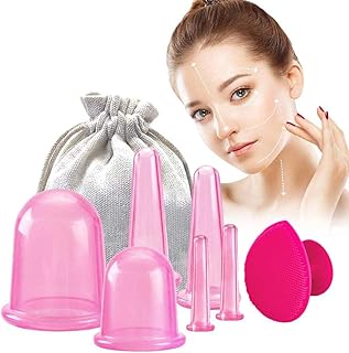 Silicone suction therapy set, set of Delfino vacuum massage cups for eyes and face, free exfoliating brush with face for the face, neck, anti-wrinkle skin and anti-aging.. Shop efficiently from anywhere with DIAYTAR NIGERIA's comprehensive platform and quick delivery options.