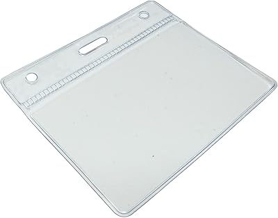 CustomCard M18M50A Plastic wallet with 2000 x 90 mm identity badge - Transparent (package of 25).. Looking for a deal? DIAYTAR Nigeria has thousands waiting for you.