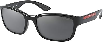 Prada Linea Rossa PS 5 VS 1AB5L00, black, 57/19/145 sunglasses.. Shop millions of products across categories on DIAYTAR Nigeria — delivered right to your door.