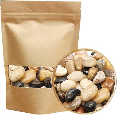 River stones polished natural pebbles decorative of mixed colors of rocks aquarium for decoration.. Your ultimate shopping destination, DIAYTAR NIGERIA combines extensive selection with affordable shipping.