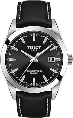 Automatic dressed watch in stainless steel tissot for men gentleman swiss (model: T1274071605100).. Your budget-friendly online marketplace, DIAYTAR NIGERIA delivers a world of products in just 5-8 days.
