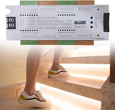 LED motion detector staircase controller with 32 LEDs, automatic staircase controller.. Shop smart, shop DIAYTAR — Nigeria’s trusted e-commerce site.