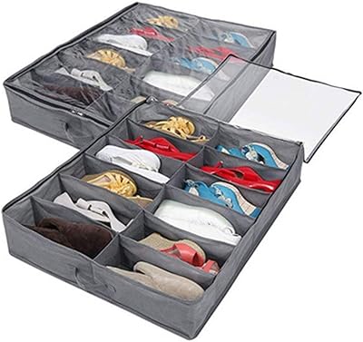 Storage box under the bed for fabric foldable organizing shoes.. Experience shopping freedom with DIAYTAR NIGERIA's vast selection and dependable nationwide shipping.