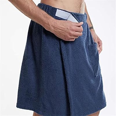 Sweet men's bathrobe for men, comfortable house clothes of plain color for men, bathrobes and towels, qhdmzk-zsh, b, m.. DIAYTAR NIGERIA connects your desires with reality through our affordable e-commerce platform and quick delivery.