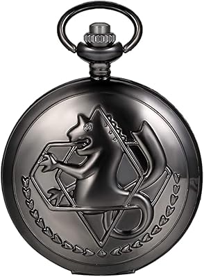 Alchemist pocket watch entirely made of metal with chain box for costume festive accessories Anime Merch.. Your complete shopping companion, DIAYTAR NIGERIA offers extensive selection delivered within the week.