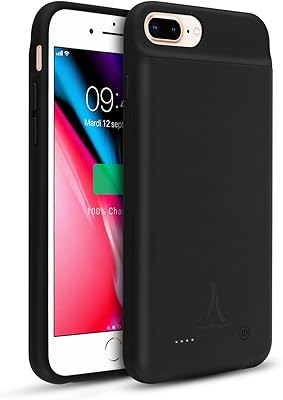 Rechargeable battery shell for iPhone 6S/Plus/6 Plus/7 Plus/8 Plus 4000 mAh, Rechargeable battery shell (iPhone 6 Plus/6 Plus/iPhone 6s Plus, Power Bank case) Portable - Black.. Everyday deals, every category — only on DIAYTAR Nigeria.