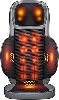 Complete masseur of the Okoz® back and shoulder with heat, rotary massage seat cushion, vibrating seat and control panel for use at home or by car.. Experience the DIAYTAR difference with our vast product selection and delivery within 5-8 days.