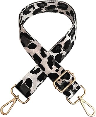 Large handbag belt adjustable replacement, handbag, leopard belt white red gray blue (white).. DIAYTAR NIGERIA delivers what you want at prices you'll love, all within 5-8 days nationwide.