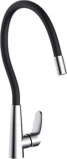 Hassanit kitchen mixer with flexible luna - black chrome beak.. Big savings, small wait times — shop now at DIAYTAR Nigeria.
