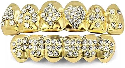 18 carat gold plated teeth gates for men and women.. DIAYTAR NIGERIA: Where every search yields affordable results delivered promptly to your door.