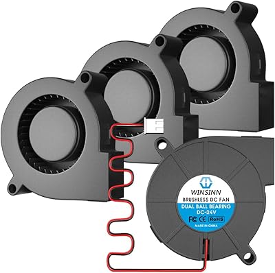 Winsinn 50 mm Fan Fan 5015 12 V 3D printer.. Shop from anywhere in Nigeria and receive your DIAYTAR purchases at affordable prices within a week.