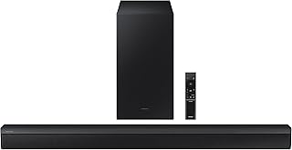 Samsung HW-A450/ZA 2.1 channels speaker with Dolby Audio (2021), black.. Experience retail therapy without the financial stress at DIAYTAR NIGERIA's affordable e-commerce platform.