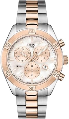 Tissot relaxed watch for women pr 100 chic Steel Sport.. DIAYTAR NIGERIA brings the market to your fingertips with affordable prices and swift delivery services.