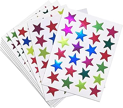 Colorful stars posters for children and students, supplies for teachers for class education or family use.. DIAYTAR NIGERIA brings the joy of affordable shopping to your fingertips with delivery in less than 8 days.