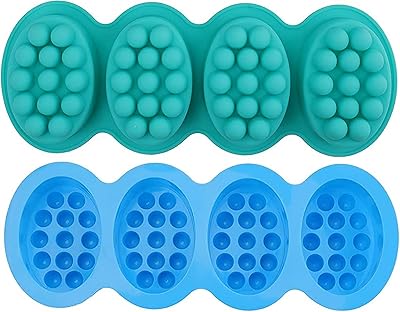 Silicone massage soap molds, non -stick silicone massage molds without BPA, handmade soap molds for soap manufacturing (4).. DIAYTAR NIGERIA: Where shopping is easy, prices are low, and delivery is just days away.