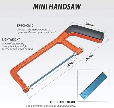 A small saw to cut wood, PVC plastic, steel and bone.. Discover thousands of products on DIAYTAR Nigeria with delivery between 5 to 8 days across the country.